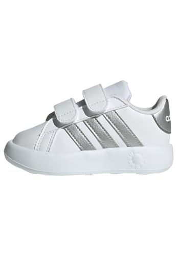 adidas Grand Court 2.0 CF I, Sneaker Unisex bebé, FTWR White Matte Silver FTWR White, 21 EU