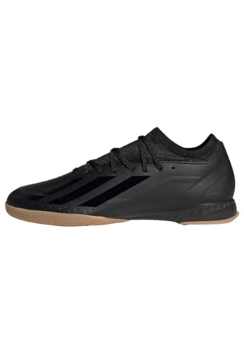 adidas X Crazyfast.3 Indoor Boots, Zapatillas de fútbol (Interior) Unisex Adulto, Core Black/Core Black/Core Black, 45 EU
