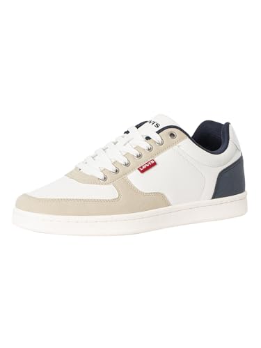 Levi's Reece, Sneakers Hombre, Regular White Blue, 42 EU