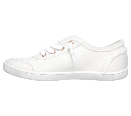 Skechers BOBS B CUTE, Zapatillas para Mujer, White Canvas, 39.5 EU