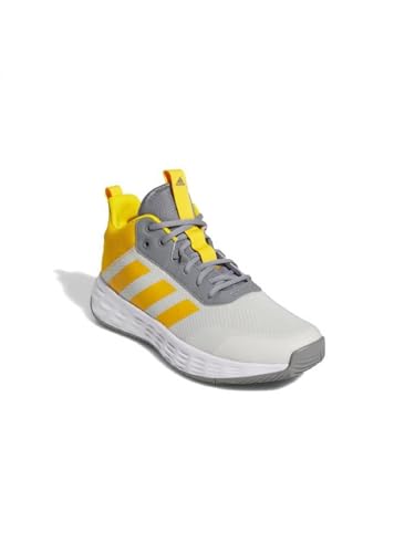 adidas Ownthegame Shoes, Zapatillas Hombre, Orbit Grey Crew Yellow Grey Three, 43 1/3 EU