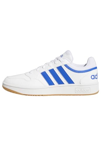 adidas Hoops 3.0 Low Classic Vintage Shoes, Zapatillas para Hombre, Cloud White/Royal Blue/Gum, 45 1/3 EU