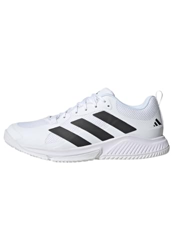 adidas Court Team Bounce 2.0 Shoes, Zapatillas Hombre, FTWR White/Core Black/FTWR White, 42 EU
