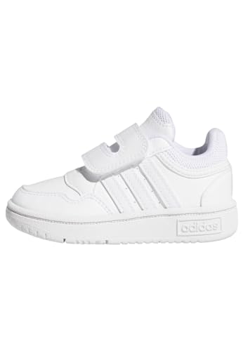 adidas Hoops Shoes, Zapatillas Unisex bebé, Ftwr White Ftwr White Ftwr White, 23 EU