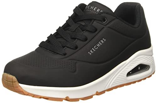 Skechers Uno, Zapatillas de Deporte Mujer, Black Durabuck, 39 EU