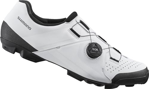 Shimano Zapatillas SH-XC300, Ciclismo Unisex Adulto, Blanco, 44 EU