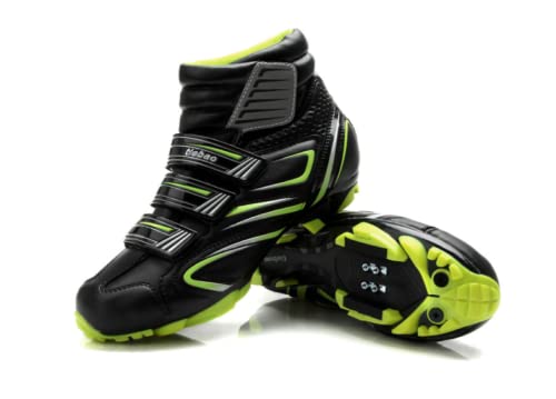 Zapatillas de Ciclismo MTB de Invierno Botas de montaña Hombre/Mujer Antideslizantes Impermeable SPD - 42 EU