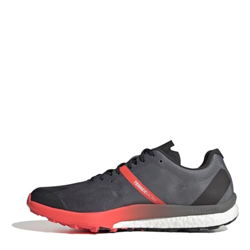 adidas Terrex Speed Ultra, Zapatillas de Trail Running Hombre, Core Black/Matte Silver/Solar, 42 2/3 EU