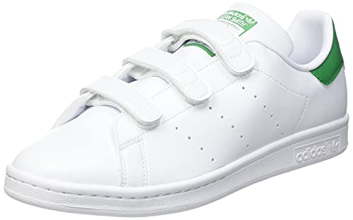 adidas Stan Smith CF, Sneaker Hombre, Footwear White/Footwear White/Green, 44 2/3 EU