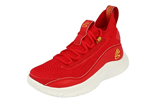 Under Armour Curry 8 CNY GS Basketball Trainers 3024036 Sneakers Zapatos (UK 4 US 4.5Y EU 36.5, Red 600)