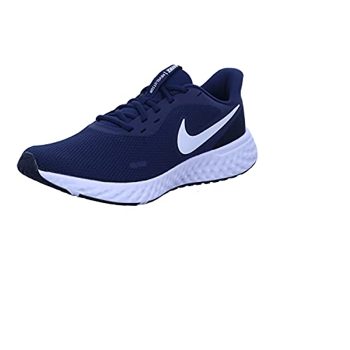 Nike Revolution 5, Zapatillas Hombre, Blue White White, 43 EU