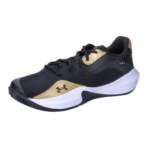 Under Armour Lockdown 7 Low Zapatillas de Baloncesto, Unisex Adulto, Negro, 44 EU