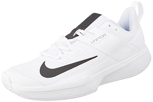 Nike Court Vapor Lite, Zapatillas Hombre, Blanco y Negro, 47.5 EU