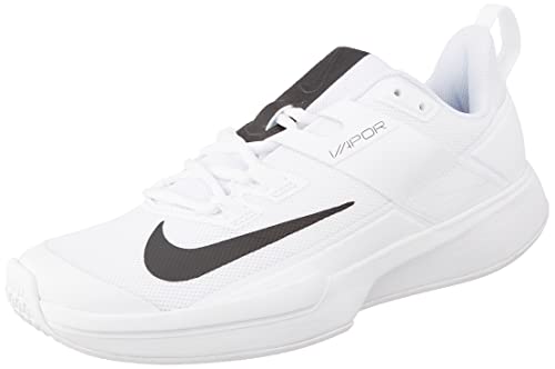 Nike Nikecourt Vapor Lite, Zapatillas de Tenis de Corte Duro para Hombre, Blanco y Negro, 47.5 EU