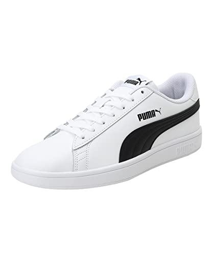 PUMA Smash V2 L, Zapatillas de Deporte Unisex Adulto, White Black, 43 EU