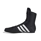 adidas Box Hog 2, Boxing Shoe Hombre, Core Black/Footwear White/Core Black, 44 EU
