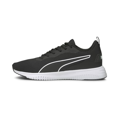 PUMA Unisex Adults' Sport Shoes FLYER FLEX Road Running Shoes, PUMA BLACK-PUMA WHITE, 40.5