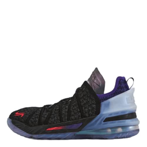 Nike Lebron 18 NRG, Zapato de Baloncesto, Black/Fierce Purple/Metallic Silver/Multi-Color, 40 EU