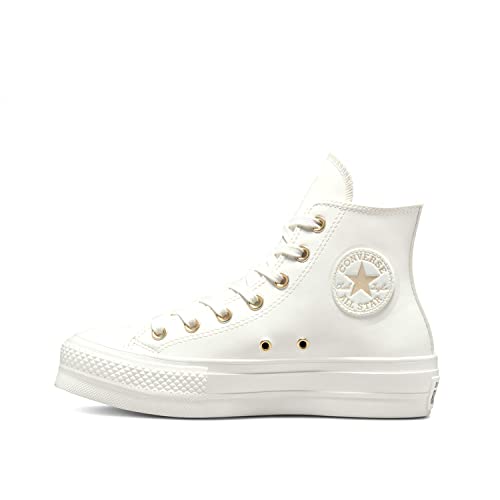 Converse Chuck Taylor All Star Lift Platform Mono White, Sneaker Mujer, 39 EU