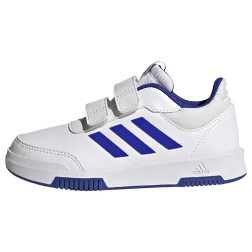 adidas Tensaur Hook And Loop Shoes, Zapatillas Unisex niños, Ftwr White Lucid Blue Core Black, 38 2/3 EU