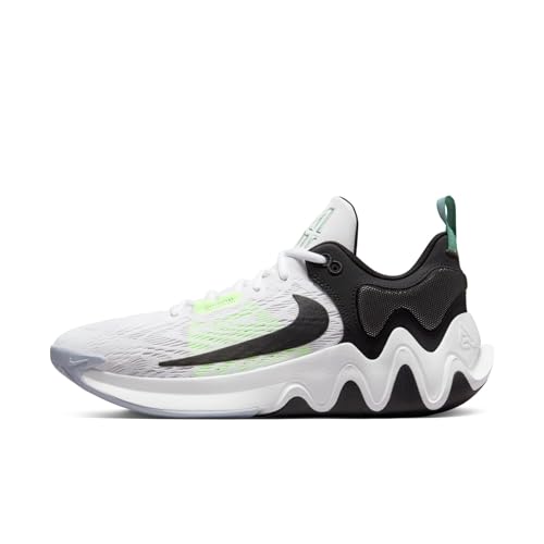 NIKE Giannis Immortality 2 Hombre Basketball Trainers DM0825 Sneakers Zapatos (UK 9 US 10 EU 44, White Black Barely Volt 101)