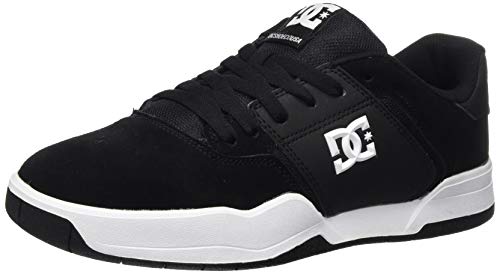DC Shoes Central, Zapatillas de Skateboard Hombre, Negro (Black/White BKW), 43 EU