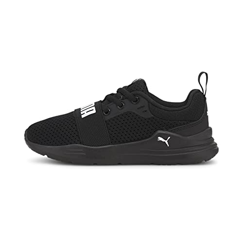 PUMA Wired Run Ps, Zapatillas Unisex niños, Negro/Blanco, 35 EU