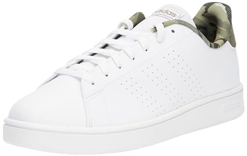 adidas Advantage Base, Zapatillas Hombre, FTWR White/FTWR White/Orbit Green, 42 EU