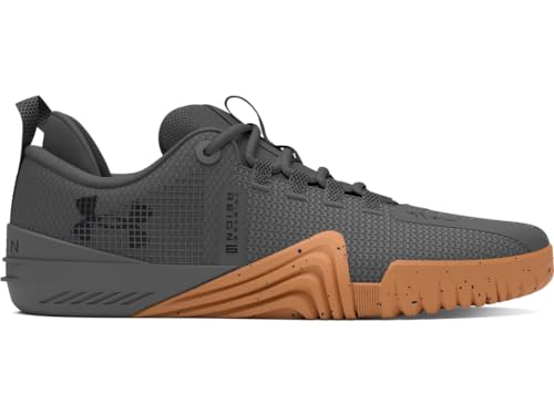 Under Armour Tribase Reign 6, Zapatillas Hombre, Castlerock Titan Gray Negro, 45 EU