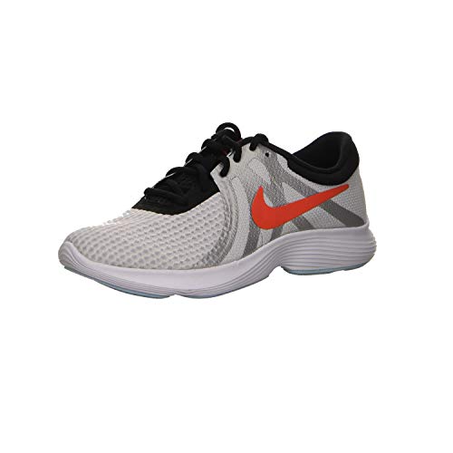 Nike Revolution 4 SD (GS), Zapatillas de Cross Unisex niños, White Pure Platinum Team Orange Blac 001, 23 EU