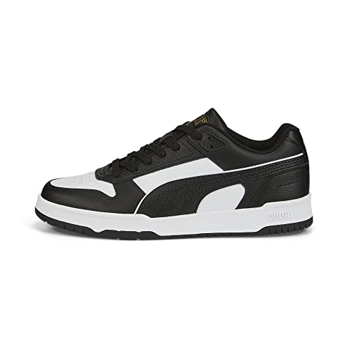 PUMA Unisex Rbd Game Low Zapatillas, Puma Black Puma White Puma Team Gold, 43 EU