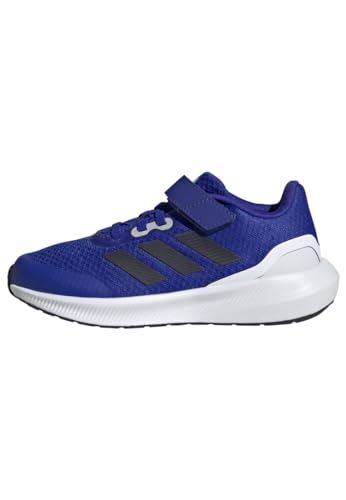 adidas Runfalcon 3.0 Elastic Lace Top Strap Shoes, Zapatillas Unisex niños, Lucid Blue Legend Ink Ftwr White, 38 EU