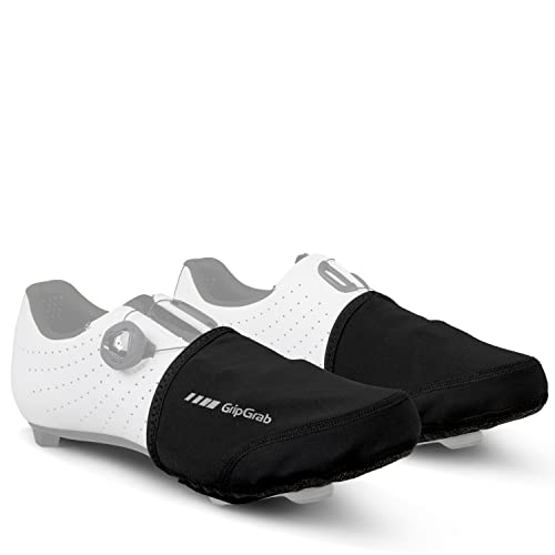 GripGrab Punteras Cubrebotas Ciclismo Invierno Cortavientos Impermeables Térmicos Cubrezapatillas Bicicleta Carretera, Adultos Unisex, Negro, XXL/XXXL (46-49)