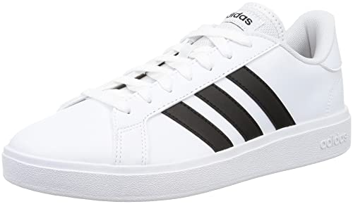 adidas Grand Court Td Lifestyle Court Casual Shoes, Zapatillas Hombre, Cloud White/Core Black/Cloud White, 41 1/3 EU