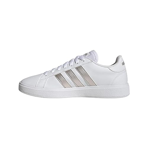 adidas Grand Court Td Lifestyle Court Casual Shoes, Zapatillas Mujer, Cloud White/Platinum/Cloud White, 39 1/3 EU