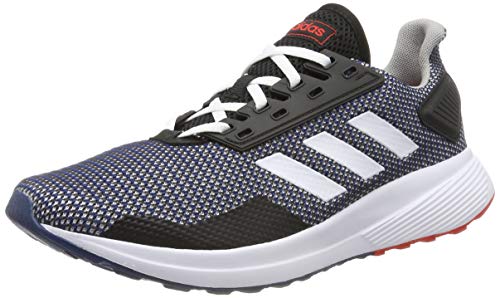 adidas Duramo 9, Zapatillas de Running Hombre, Azul (Legend Marine/FTWR White/Active Red Legend Marine/FTWR White/Active Red), 44 EU