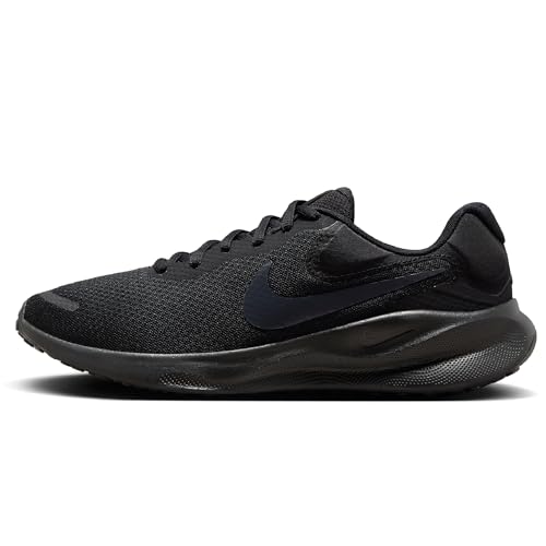 Nike Revolution 7, Zapatillas para Correr Hombre, Negro Apagado Negro, 45 EU