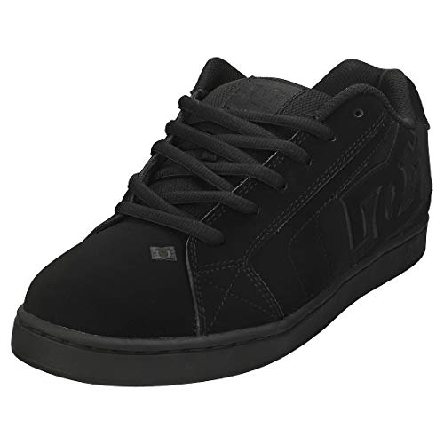 DC Shoes Men's Netto Skateboarding Shoes, Negro, 42.5 EU