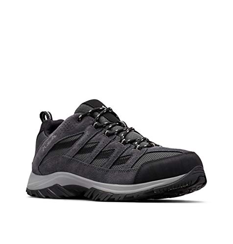 Columbia Crestwood, Zapatos para senderismo Hombre, Negro Shark X Columbia Grey, 43 EU