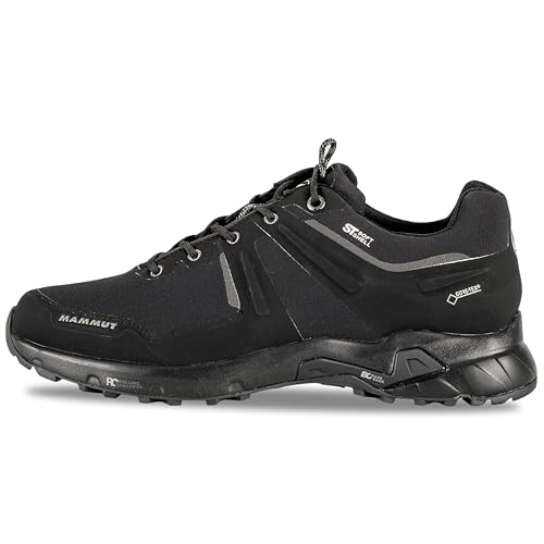 Mammut Ultimate Pro Low Gtx, Zapatillas de Senderismo para Hombre, Negro (Black/Black 000), 42 2/3 EU