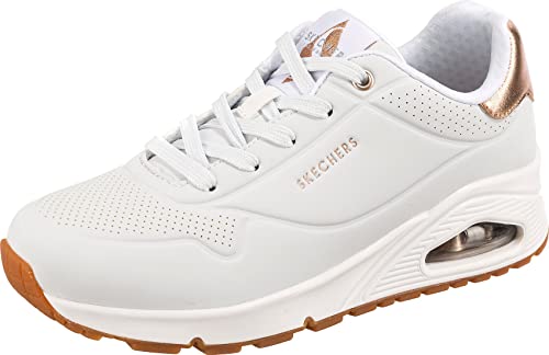 Skechers Uno- Golden Air, Zapatillas Mujer, Blanco, 39 EU