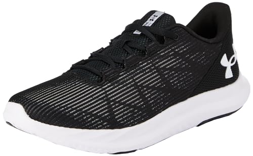 Under Armour UA W Charged Speed Swift Zapatillas de deporte de mujer, zapatillas transpirables para correr, color negro/negro/blanco