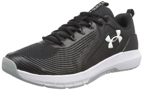 Under Armour Ua Charged Commit TR 3 Zapatillas de Entrenamiento para Hombre, Negro (Black / White / White), 44.5 EU