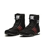 LEONE 1947, Botas De Boxeo, Unisex Adulto, Negro, 45, CL188