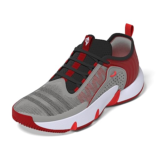 adidas Trae Unlimited Shoes, Zapatillas Unisex Adulto, Metal Grey/Carbon/Better Scarlet, 46 EU