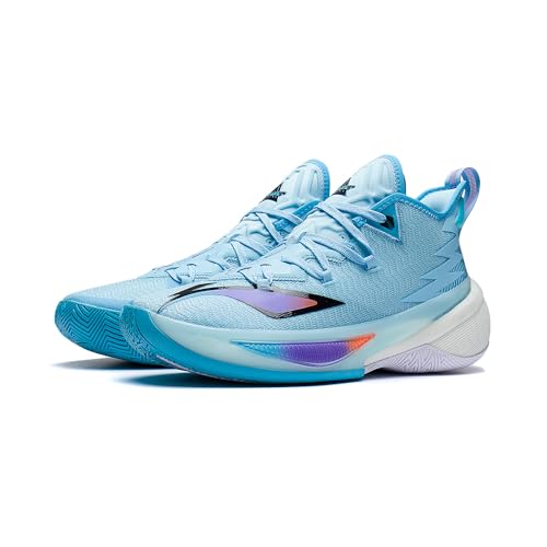 LI-NING Zapatillas de baloncesto Power Serie Premium para interiores profesionales, Power9, 40 1/3 EU