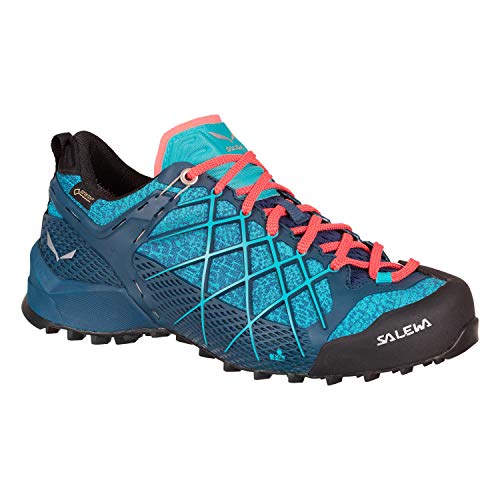 SALEWA WS Wildfire GTX, Zapatillas de Senderismo Mujer, Poseidon Capri, 40 EU