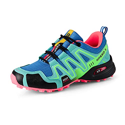 Shhyy Calzado de Ciclismo para Mujer,Zapatillas de Ciclismo de Carretera No-Lock,Zapatillas de Ciclismo de Montaña/MTB Zapatillas Deportivo Antideslizante Al Aire,Style 3,38