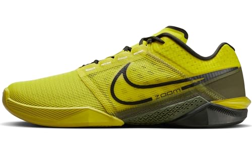 NIKE M Zoom Metcon Turbo 2, Sneaker Hombre, High Voltage/Sequoia-Medium Olive, 41 EU