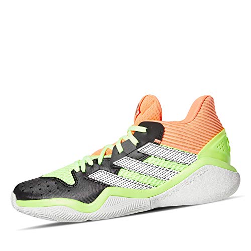 Adidas Harden Stepback, Zapatillas Deportivas Unisex Adulto, Noir Jaune Foncã Gris Clair, 44 EU